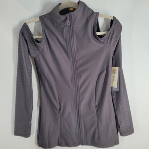 C&C California NWT Full Zip Rash Guard Top